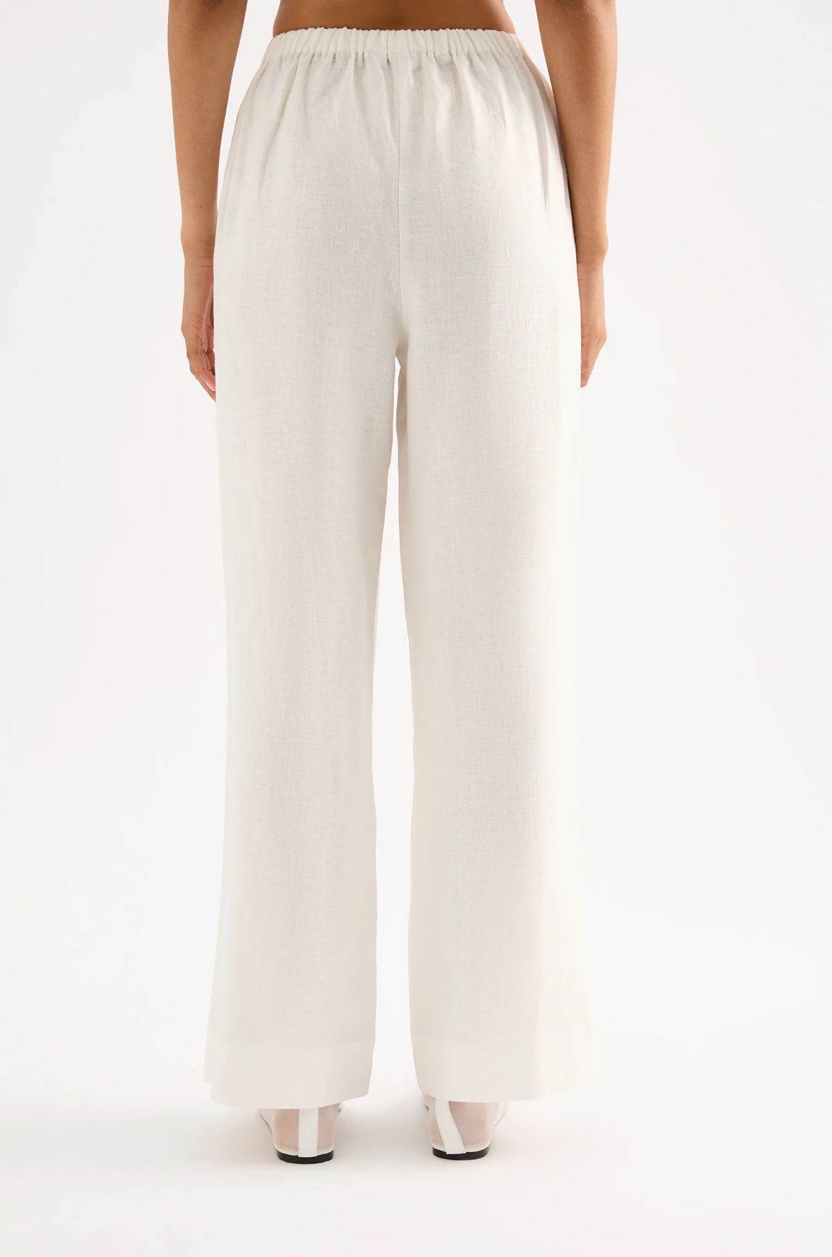 MARNIE LINEN PANT | WHITE