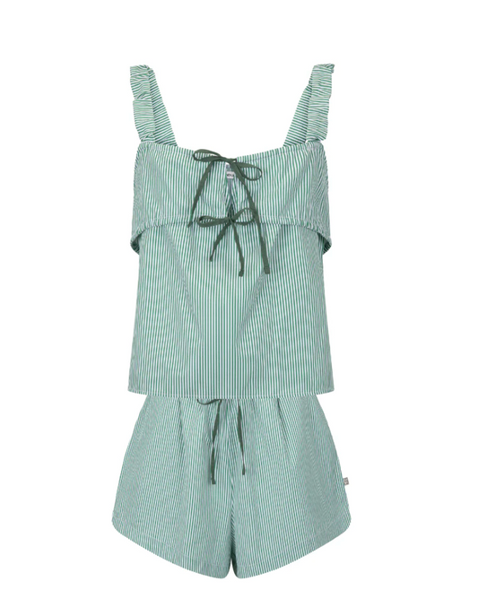 BONITA SET VERDE STRIPE