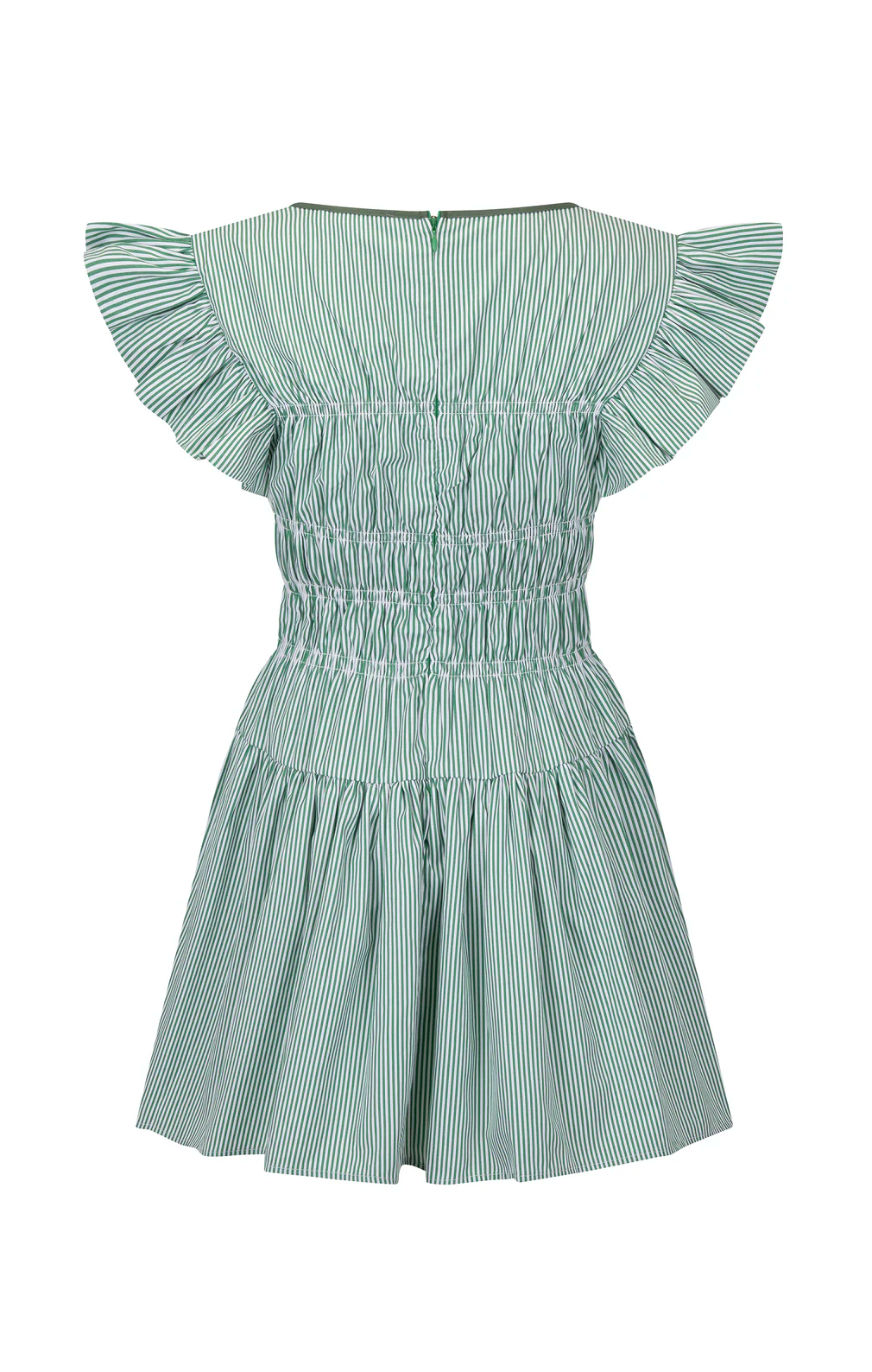 DEFINA MINI DRESS | VERDE STRIPE