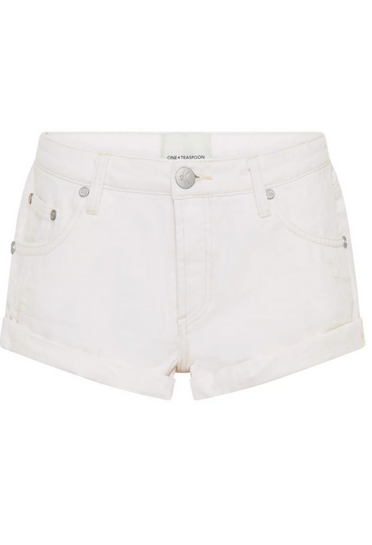 MILK BANDITS LOW WAIST DENIM SHORT