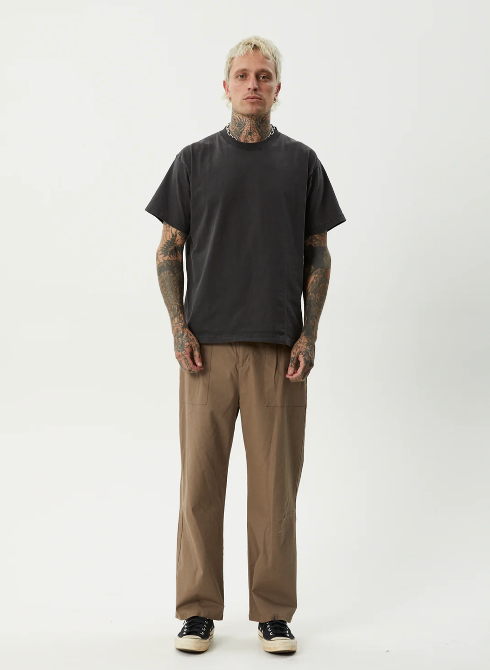 GLIDER PLEATED PANTS | FOSSIL