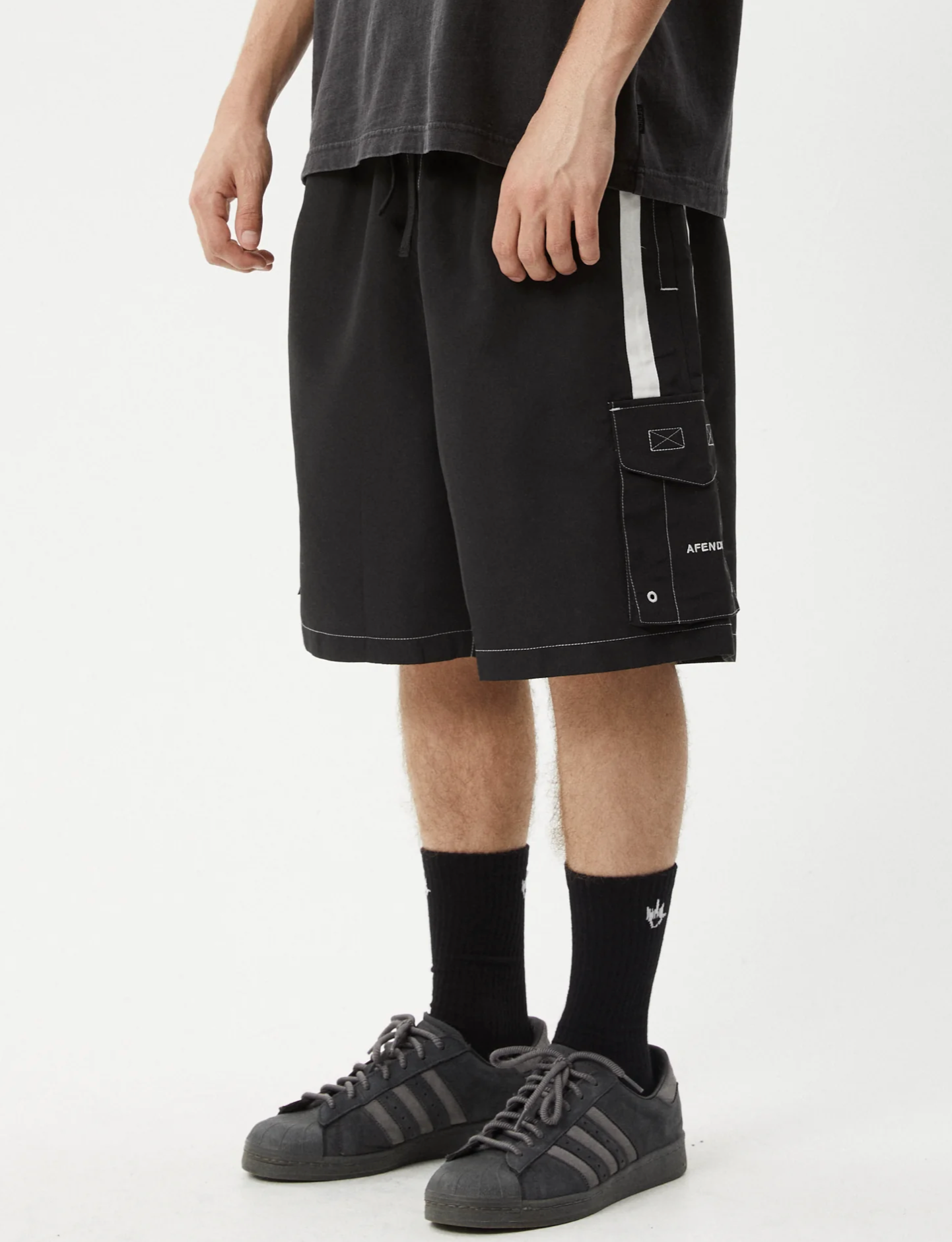 HOUSE RELATED CARGO SWIM SHORTS 20" | BLACK