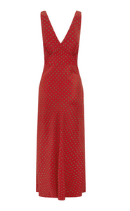 PLUNGE BIAS DRESS |GIA ROSSA