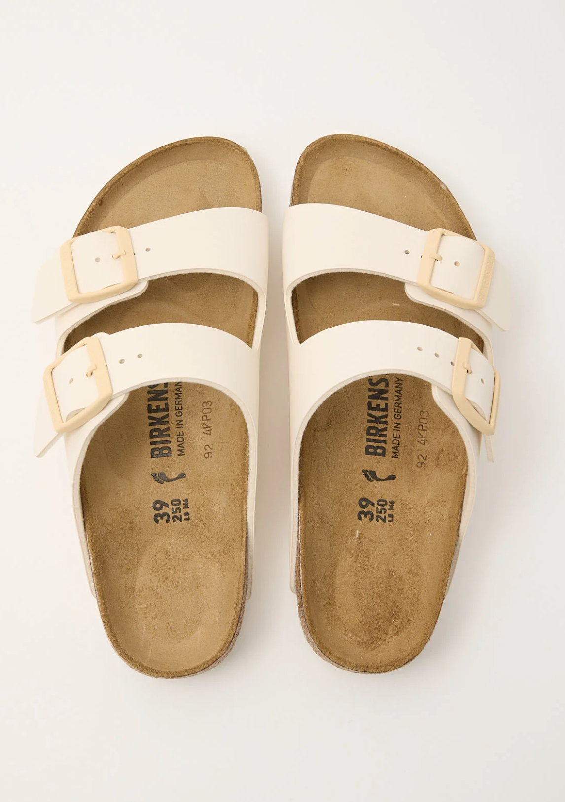 ARIZONA BIRKENSTOCKS | EGGSHELL