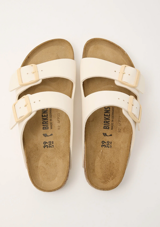 ARIZONA BIRKENSTOCKS | EGGSHELL