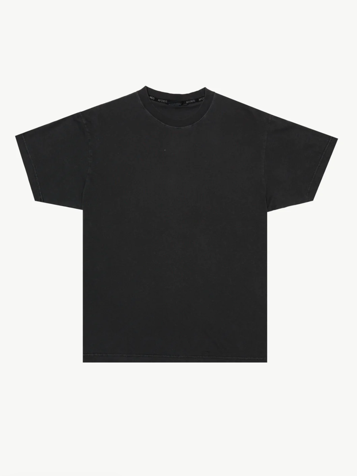 FOUNDATION BOXY FIT TEE | STONE BLACK