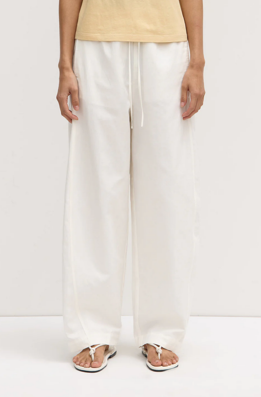 LOXLEY COTTON BLEND PANT | WHITE