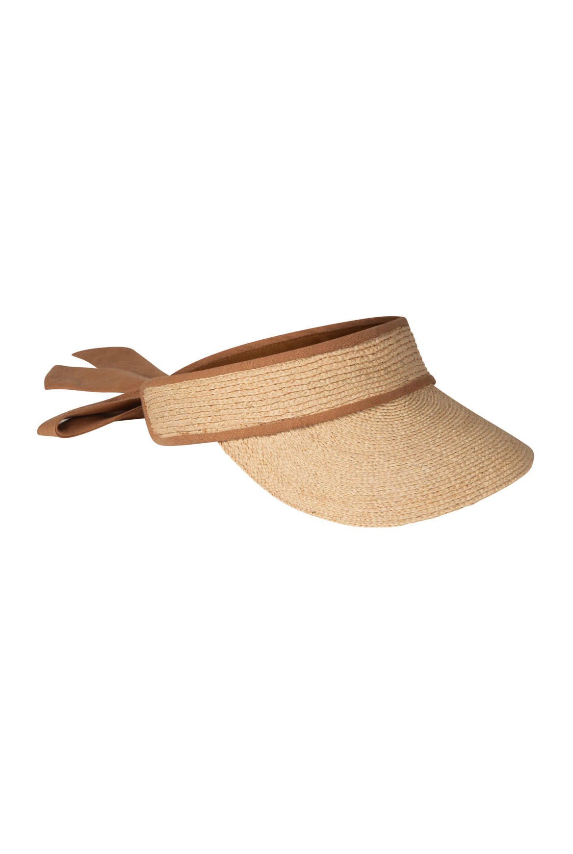 LINEN VISOR | NATURAL CINNAMON