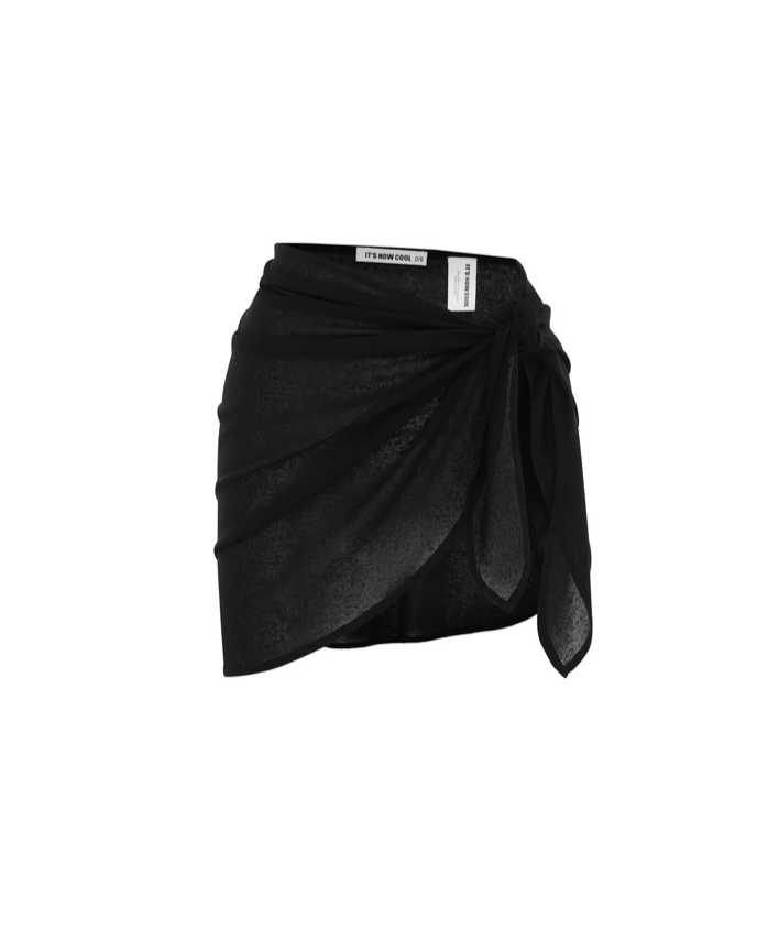 THE MESH SARONG | BLACK