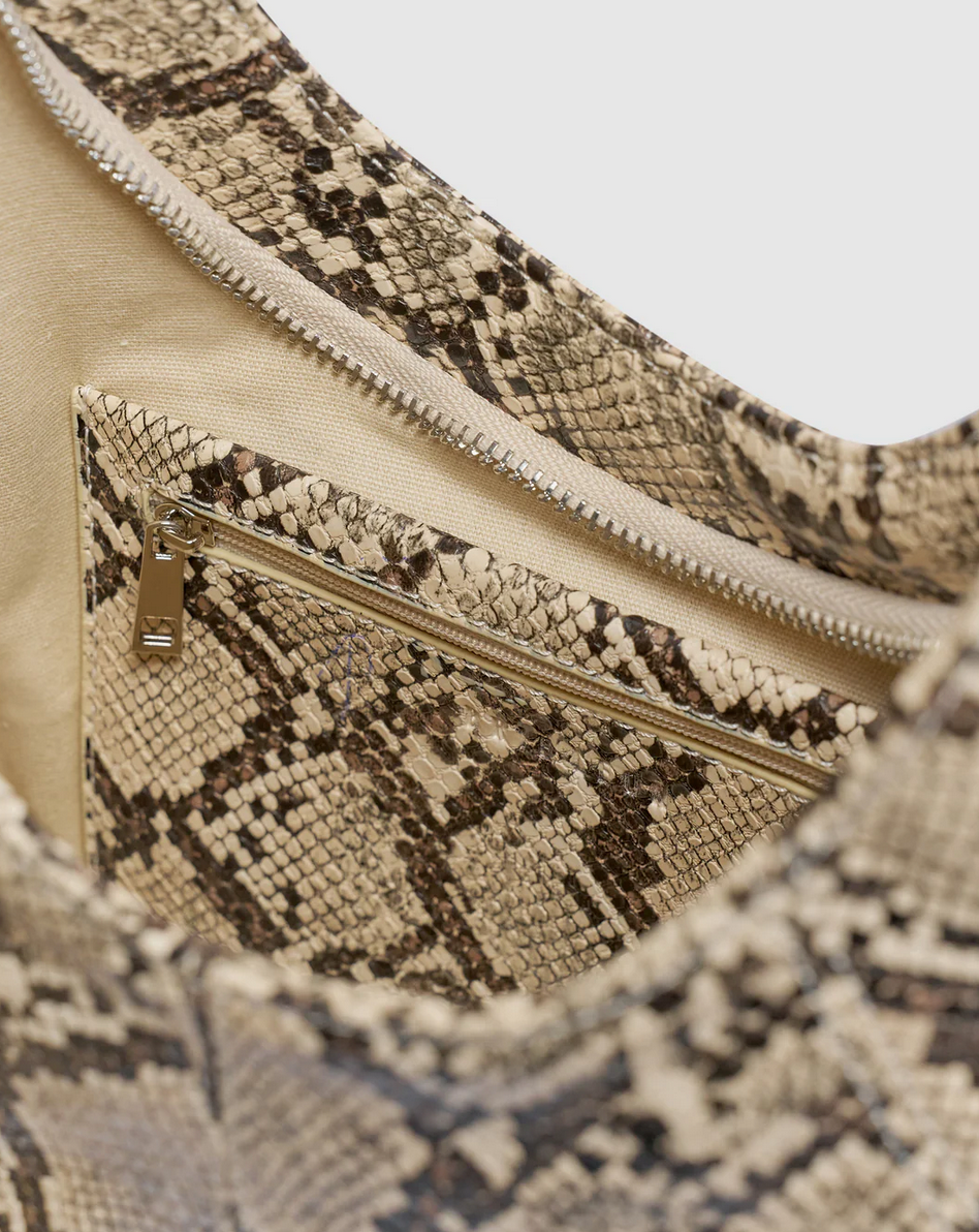 MISCHA SHOULDER BAG | PYTHON