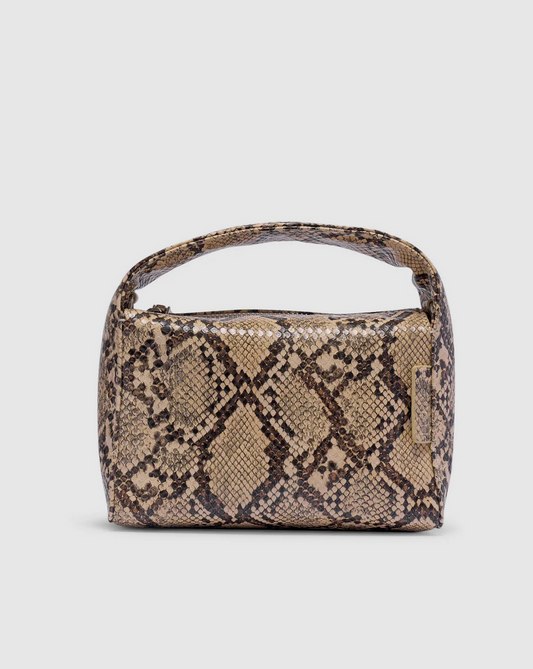 LUCA MINI BAG | BEIGE PYTHON