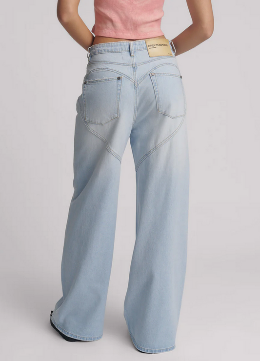 BLUE HEART LOVE MACHINES | WIDE LEG JEAN