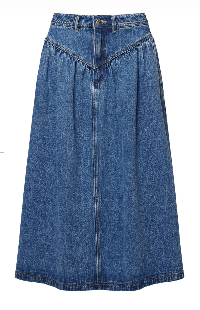 LEONIE SKIRT | RIVER BLUE