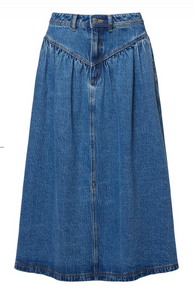 LEONIE SKIRT | RIVER BLUE
