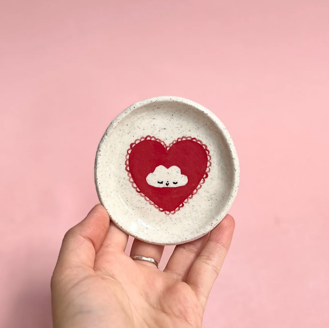 CLOUD HEART TRINKET DISH