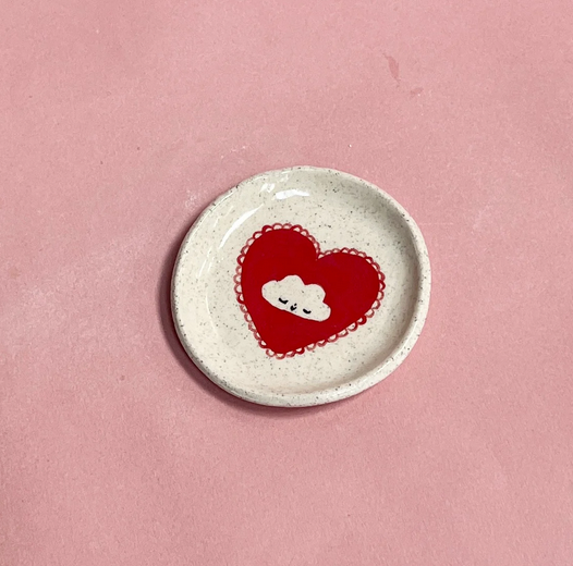 CLOUD HEART TRINKET DISH