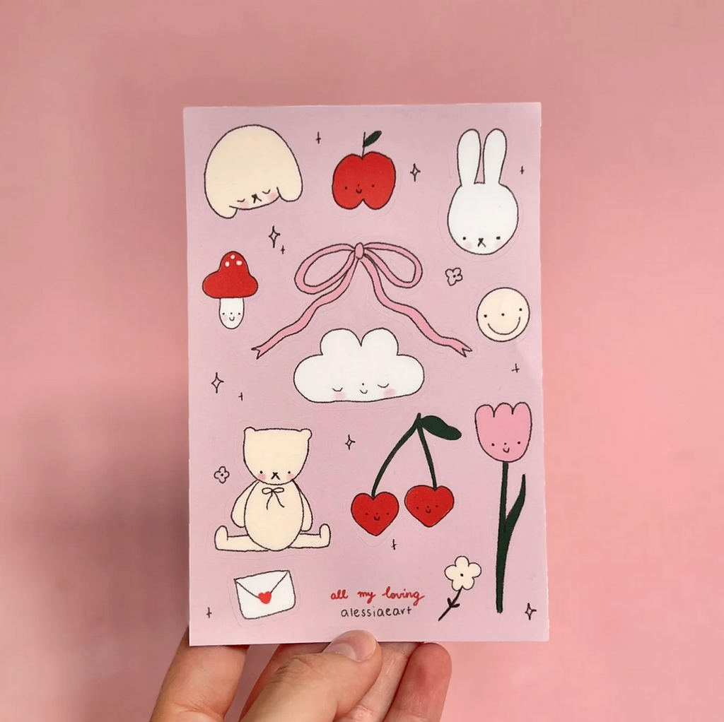 ALL MY LOVING STICKER SHEET