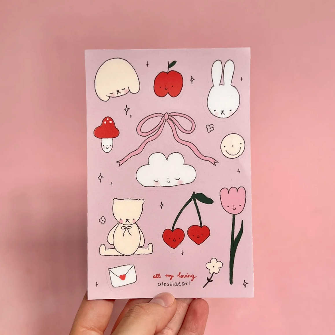 ALL MY LOVING STICKER SHEET