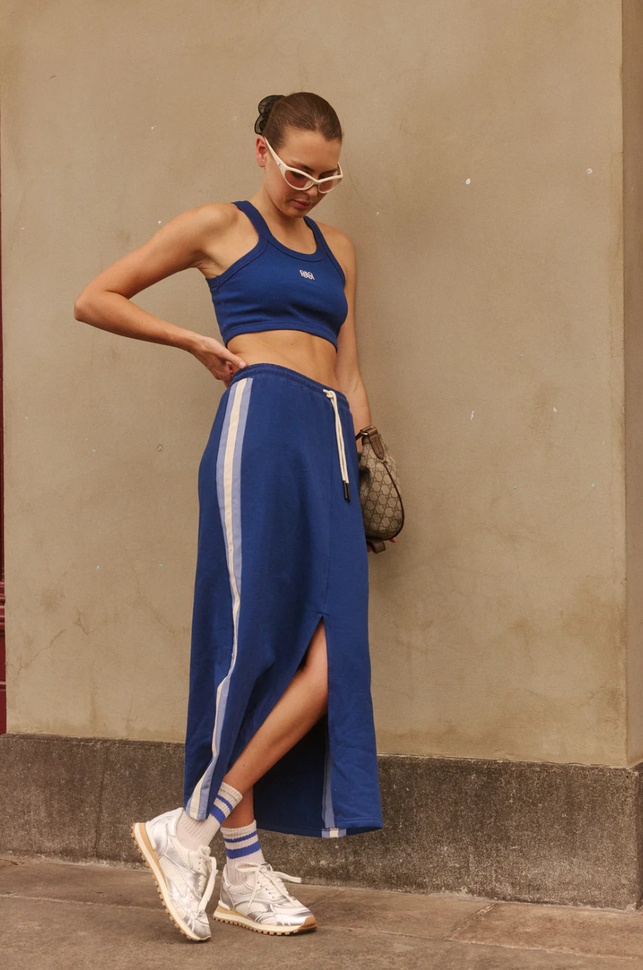 ALYX MAXI SKIRT | ESTATE BLUE