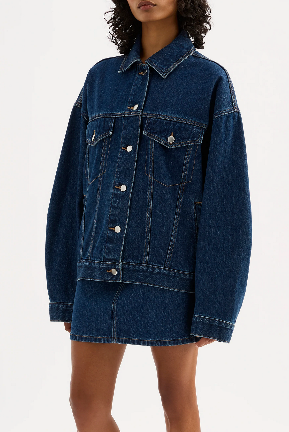 SIA DENIM JACKET | FORCE BLUE