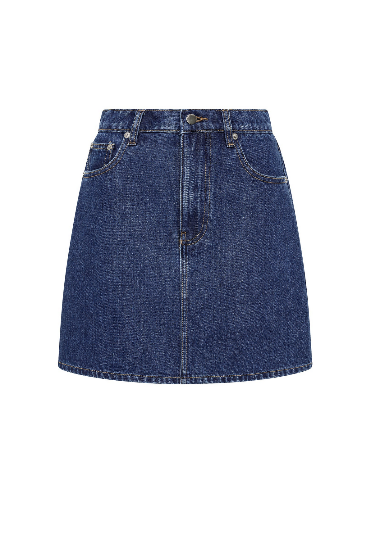 SIA DENIM MINI SKIRT | FORCE BLUE
