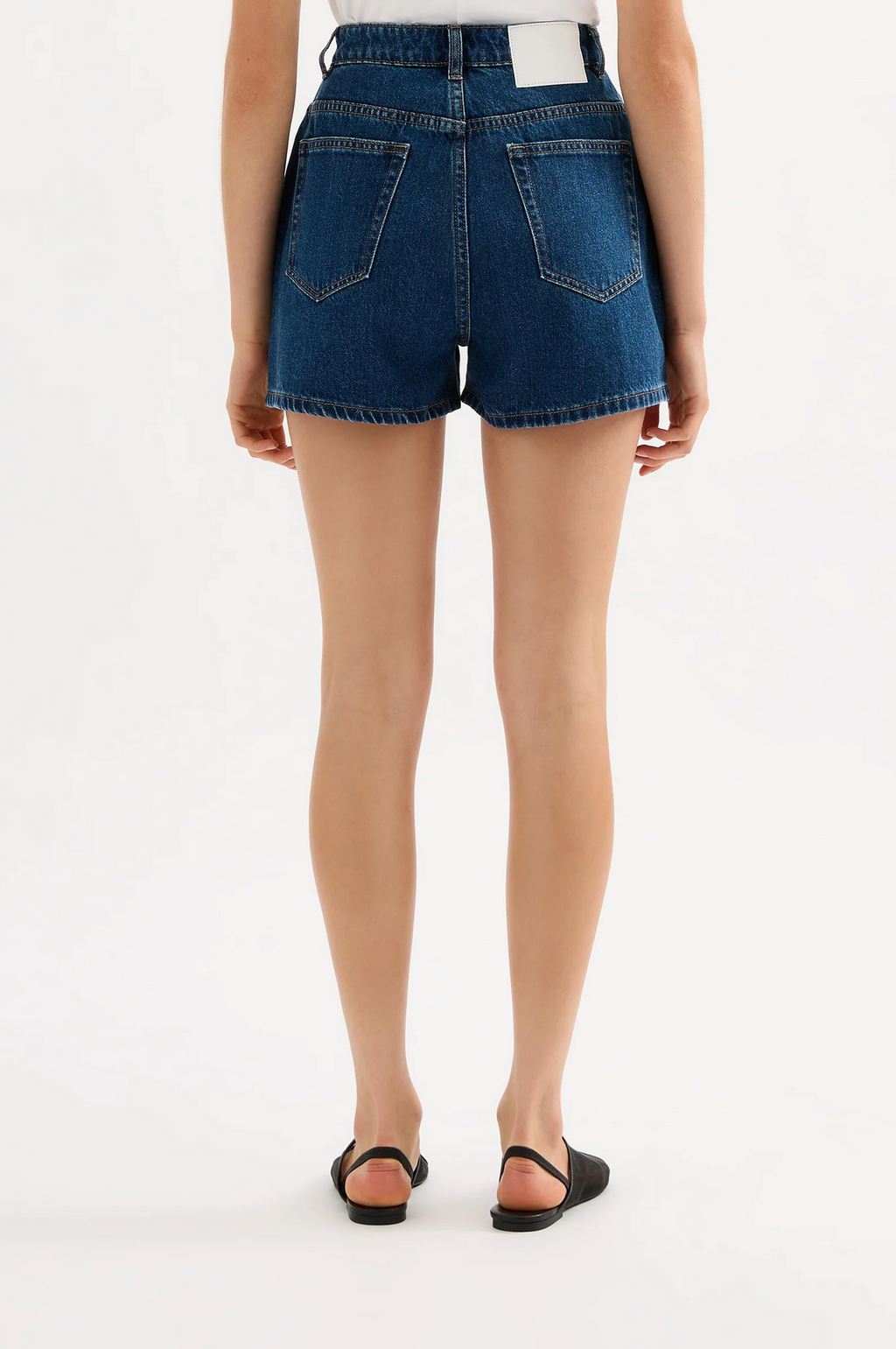 ORGANIC MOM SHORT | FORCE BLUE