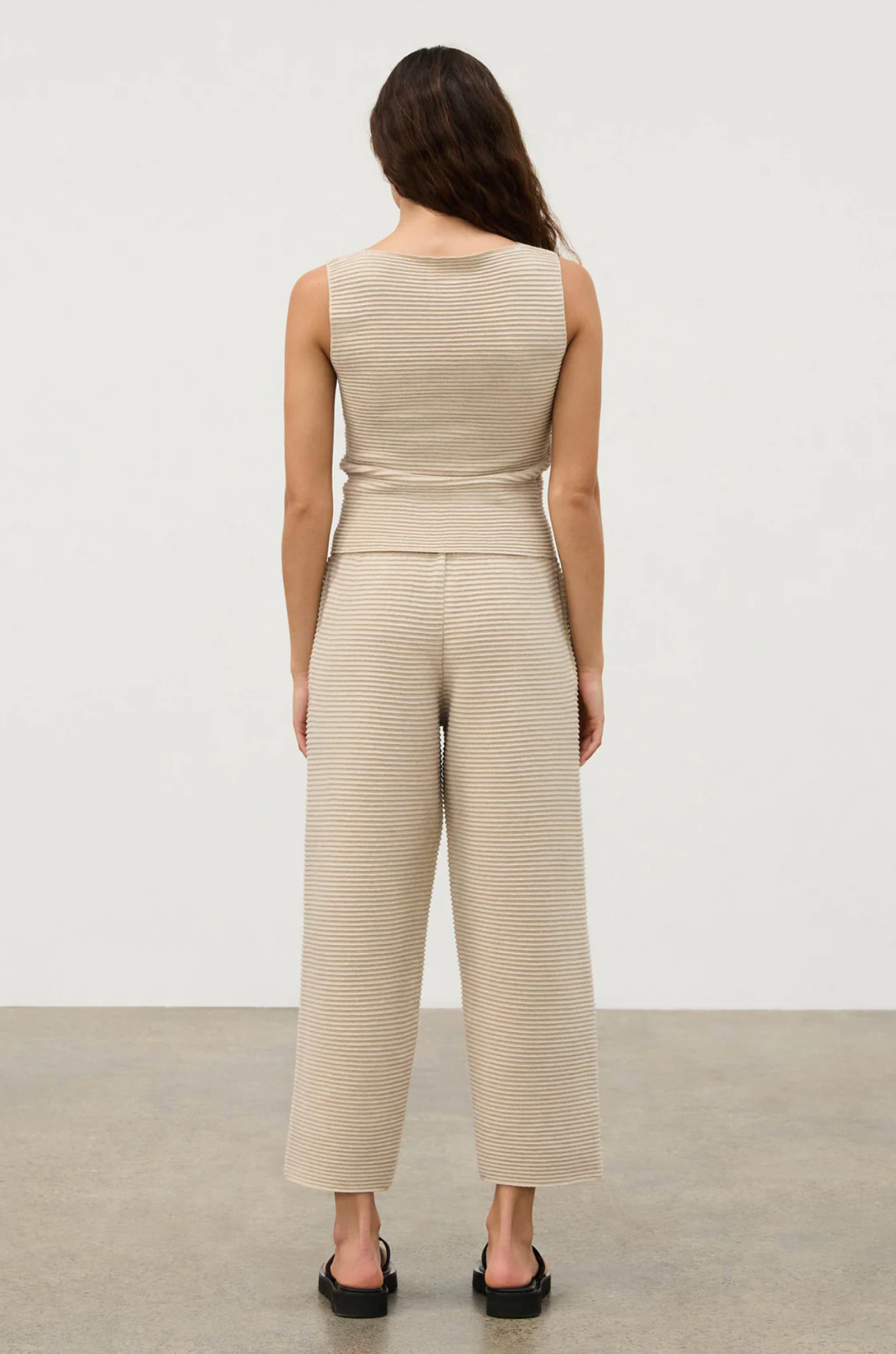TEXTURED KNIT TOP | NATURAL