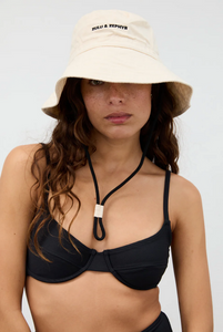 ZZ LOGO BUCKET HAT | COCONUT