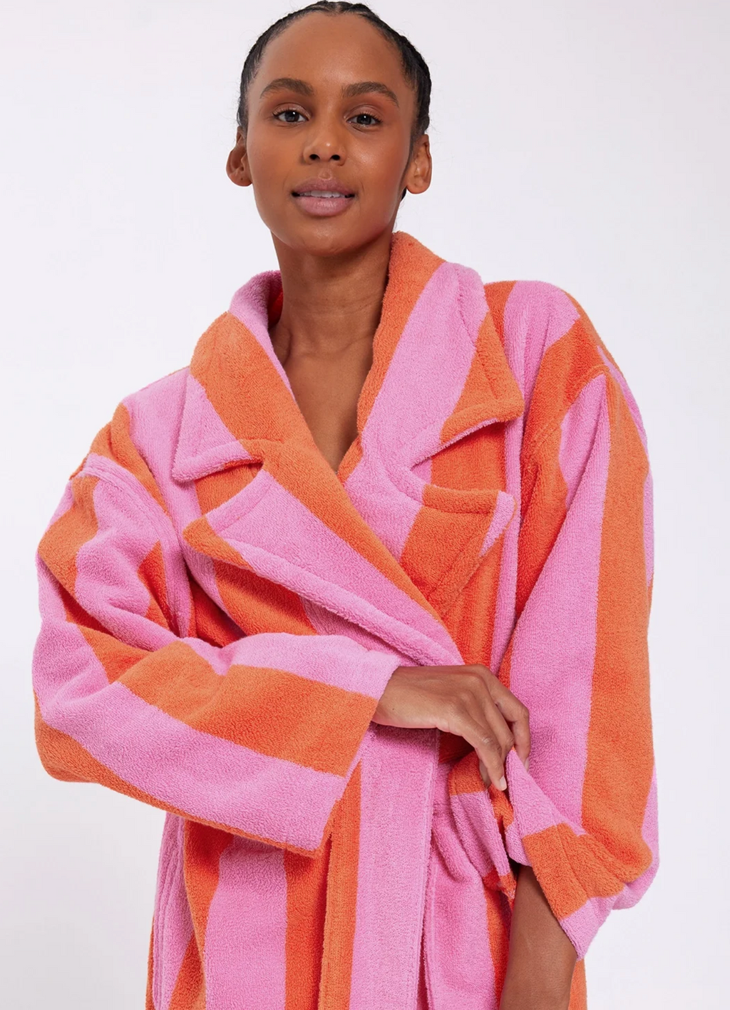HOMMEY ROBE | SHERBET STRIPES