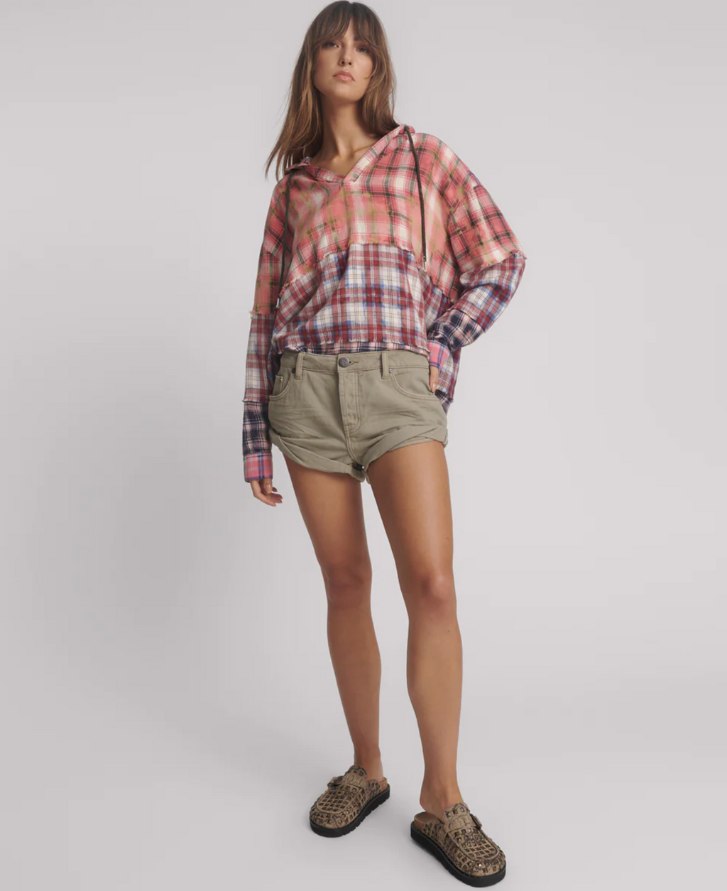 BANDIT LOW WAIST DENIM SHORT | FADED KHAKI