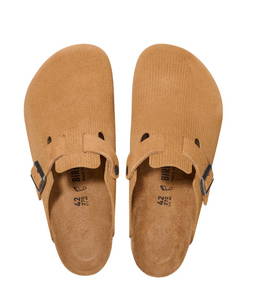 BOSTON CORDUROY EMBOSSED LEATHER |  CORK BROWN