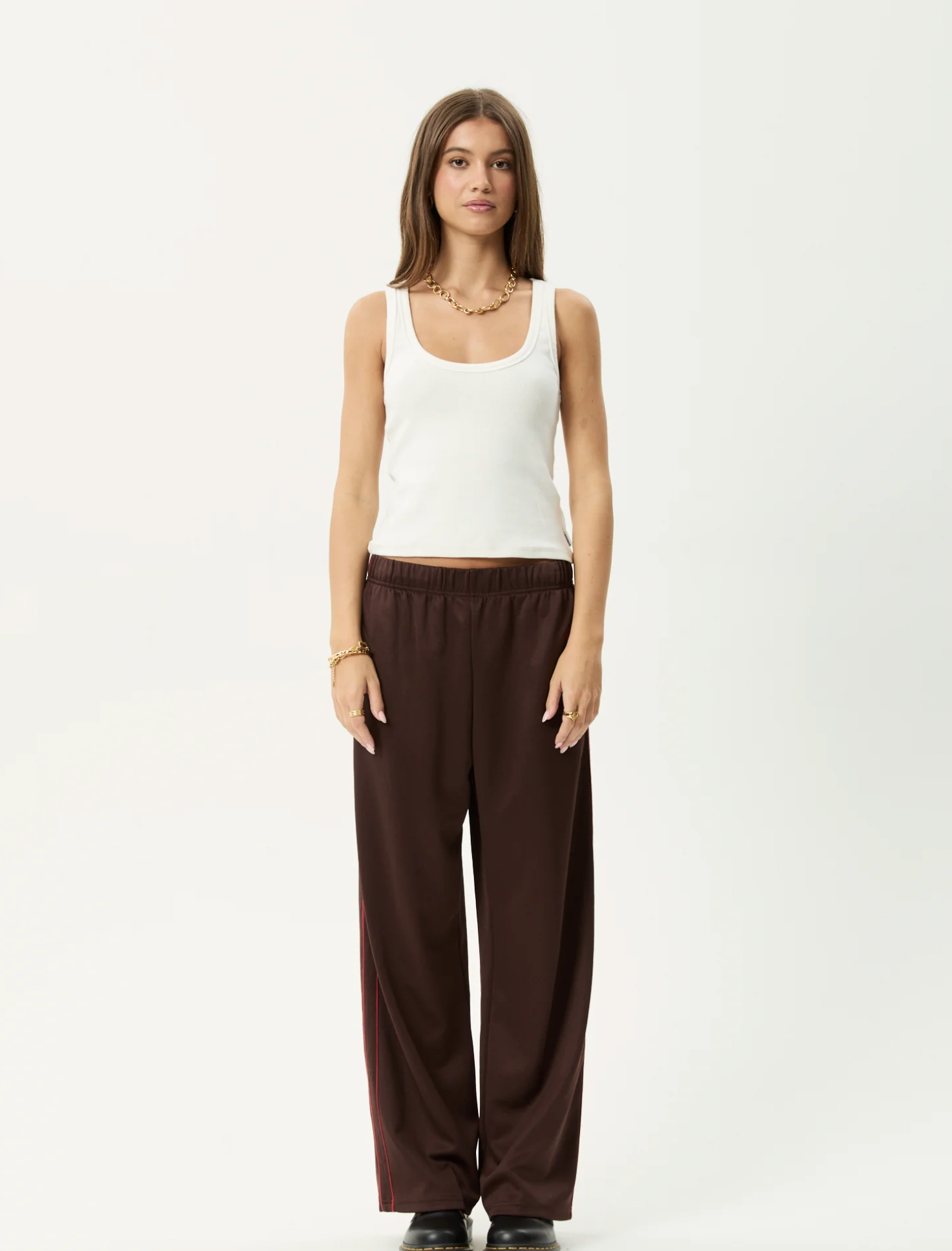 AVENUE TRACK PANT | COFFEE