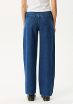 BELLA DENIM WIDE LEG BAGGY JEANS| AUTHENTIC BLUE