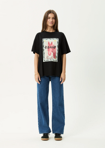 HORSEGIRL OVERSIZED TEE | BLACK
