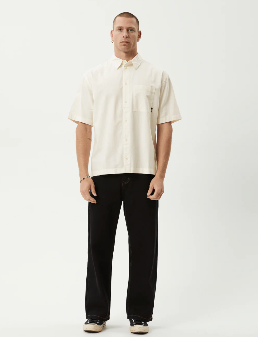 EVERYDAY SHORT SLEEVE SHIRT | OFF WHITE