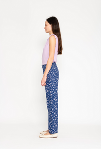 GATHERD SHOULDER TANK | LILAC
