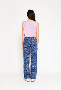 GATHERD SHOULDER TANK | LILAC