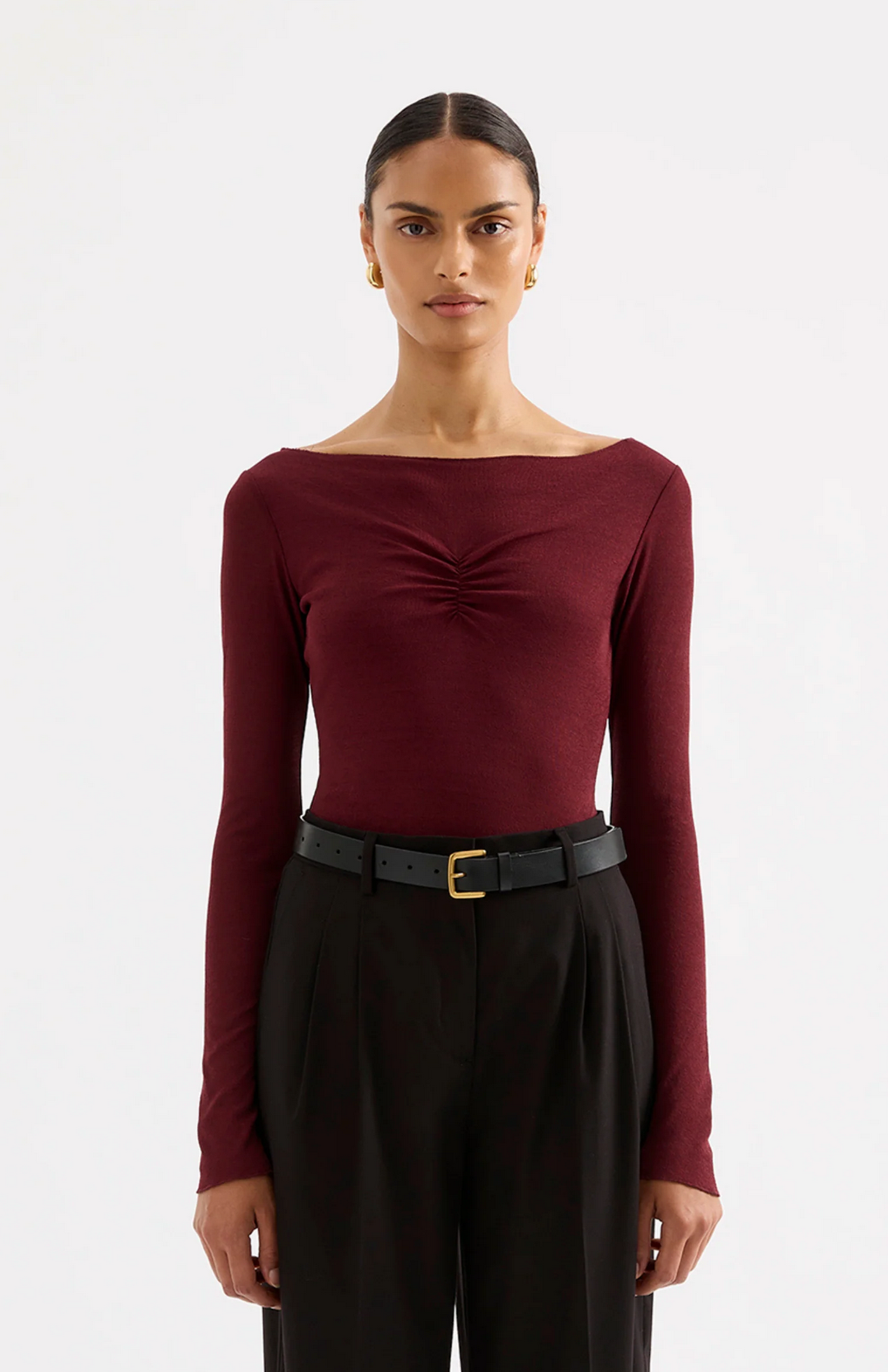 CLEMENT LS TOP | PLUM