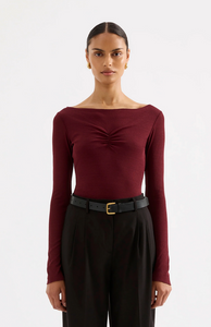 CLEMENT LS TOP | PLUM