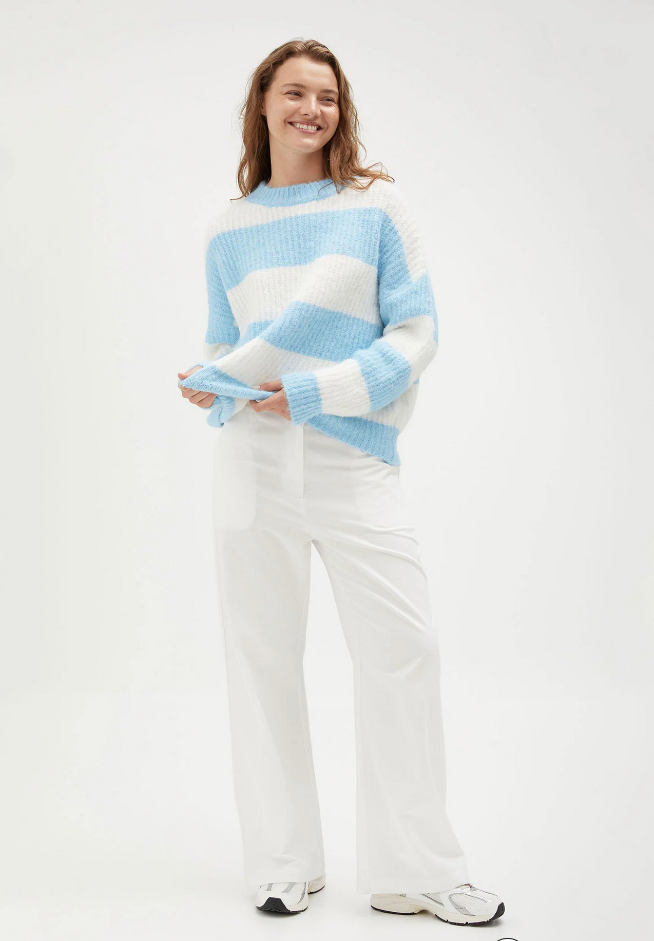 STRIPED KNIT | BLUE/WHITE