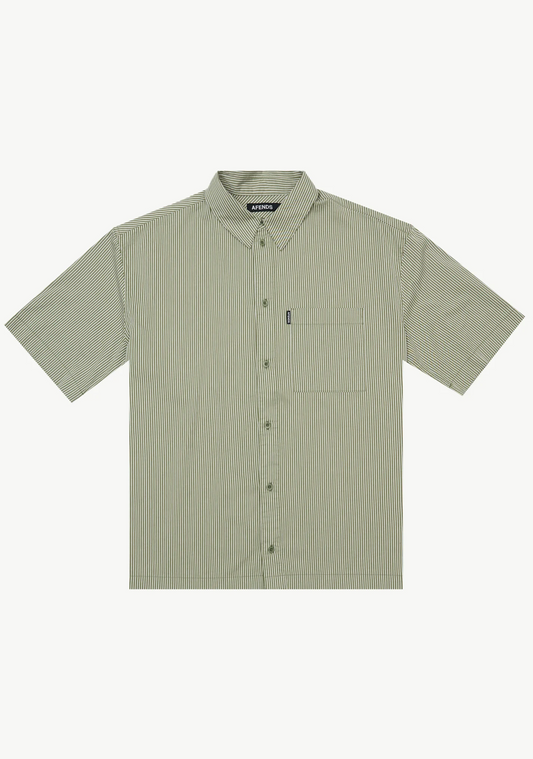CANDY SHORT SLEEVE SHIRT | OIL GREEN