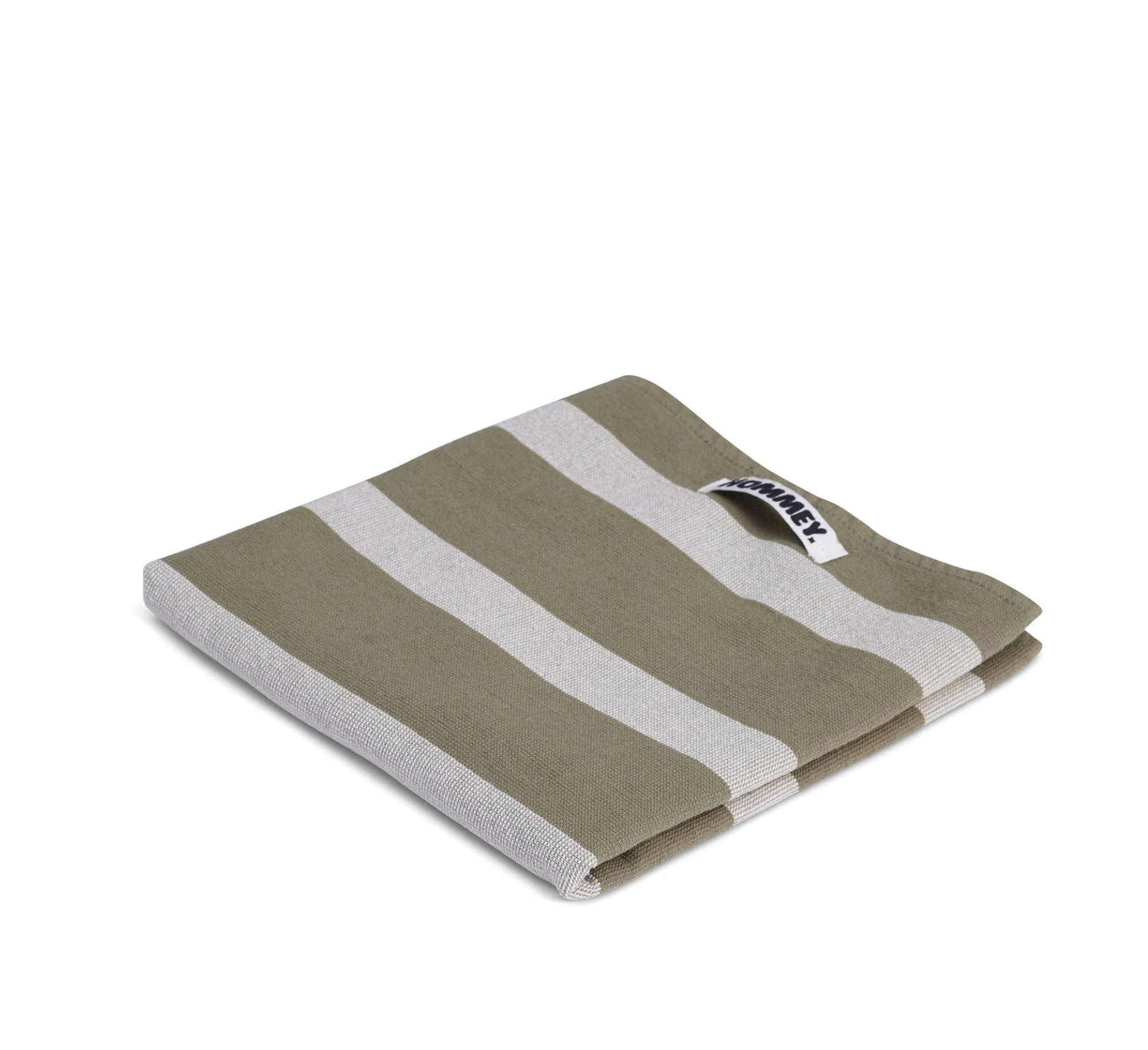 HOMMEY TEA TOWEL | MATCHA STRIPE