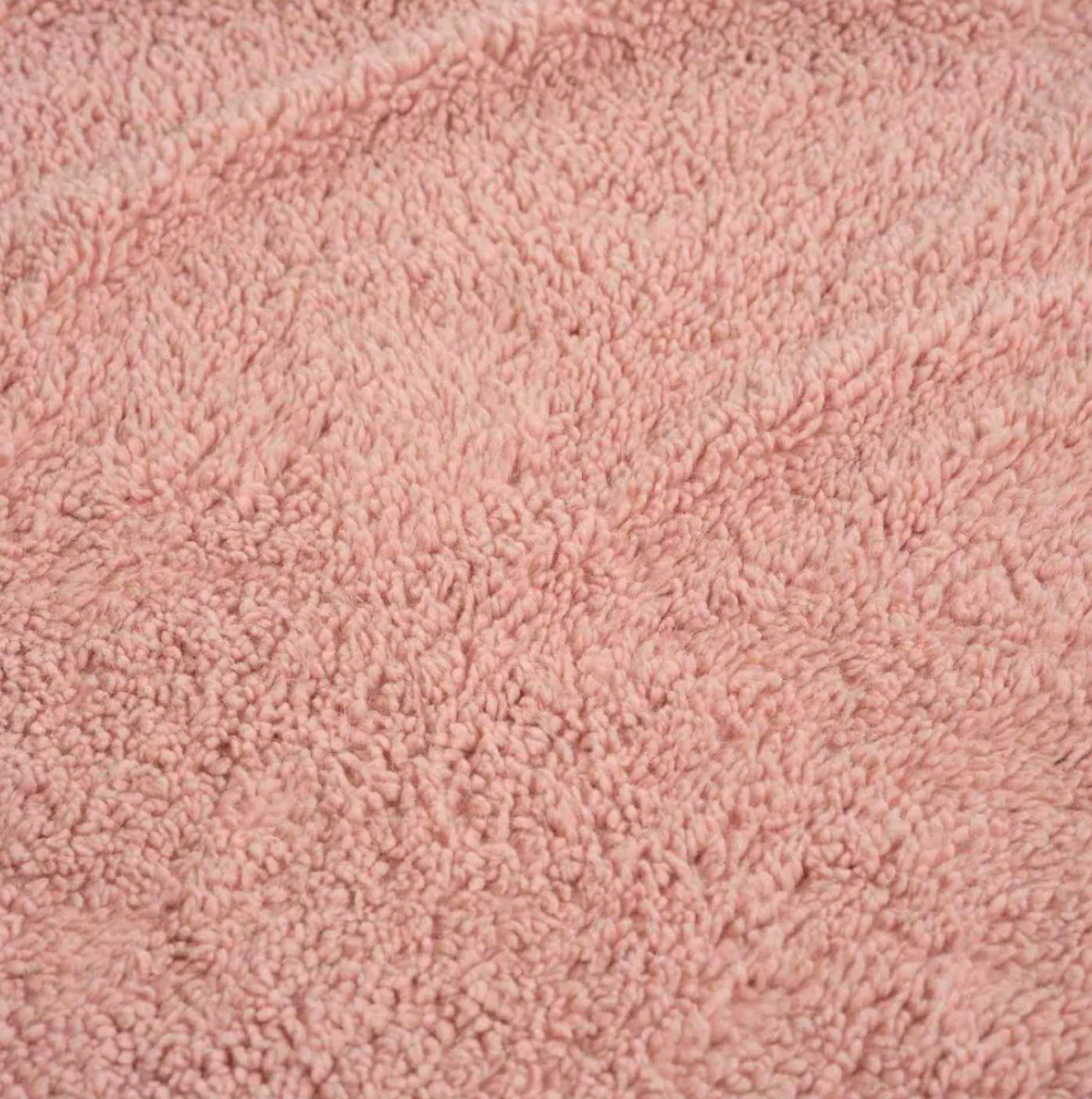 FAUX FUR THROW BLANKET | ROSE