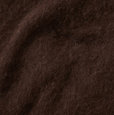 MERINO ALPACA THROW | COCOA