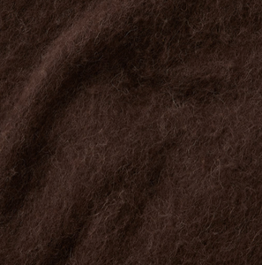 MERINO ALPACA THROW | COCOA