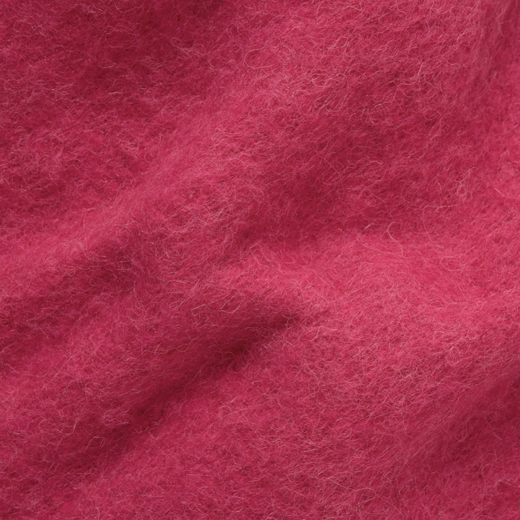 MERINO ALPACA THROW | BUBBLEGUM