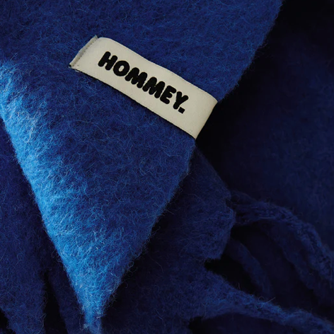 MERINO ALPACA THROW | COLBALT