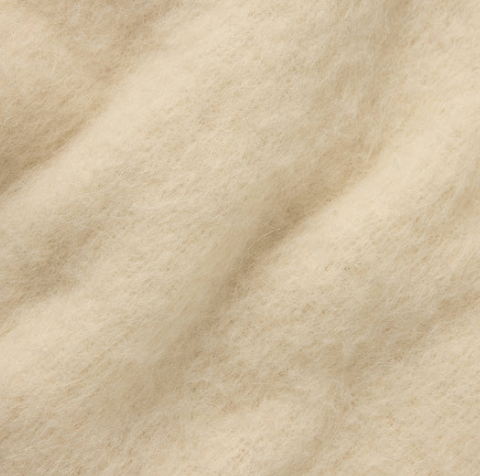 MERINO ALPACA THROW | NATURAL