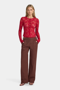 ALYSSA LACE CARDIGAN | ROUJE