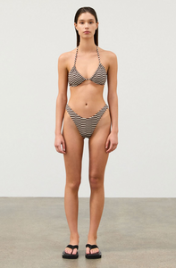 GRID TEXTURED CURVE BRIEFS | COCOA
